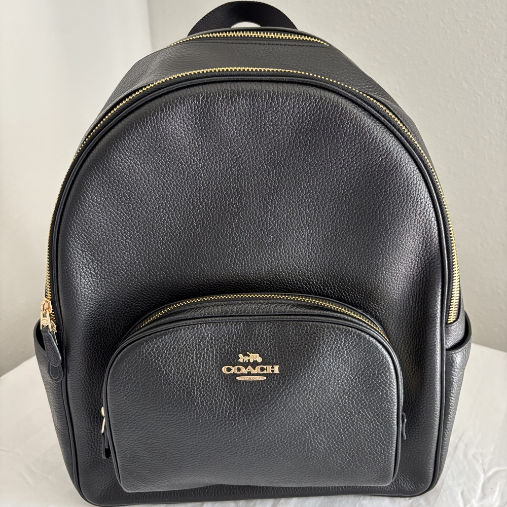 Coach Black and Gold Women's Backpack